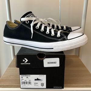 Mens 12 Black Converse